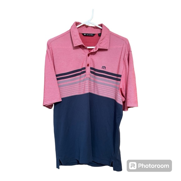 Travis Mathew Other - Travis Mathew Lightweight Breathable Golf Short Sleeve Polo.‎ Medium. Red/Blue.